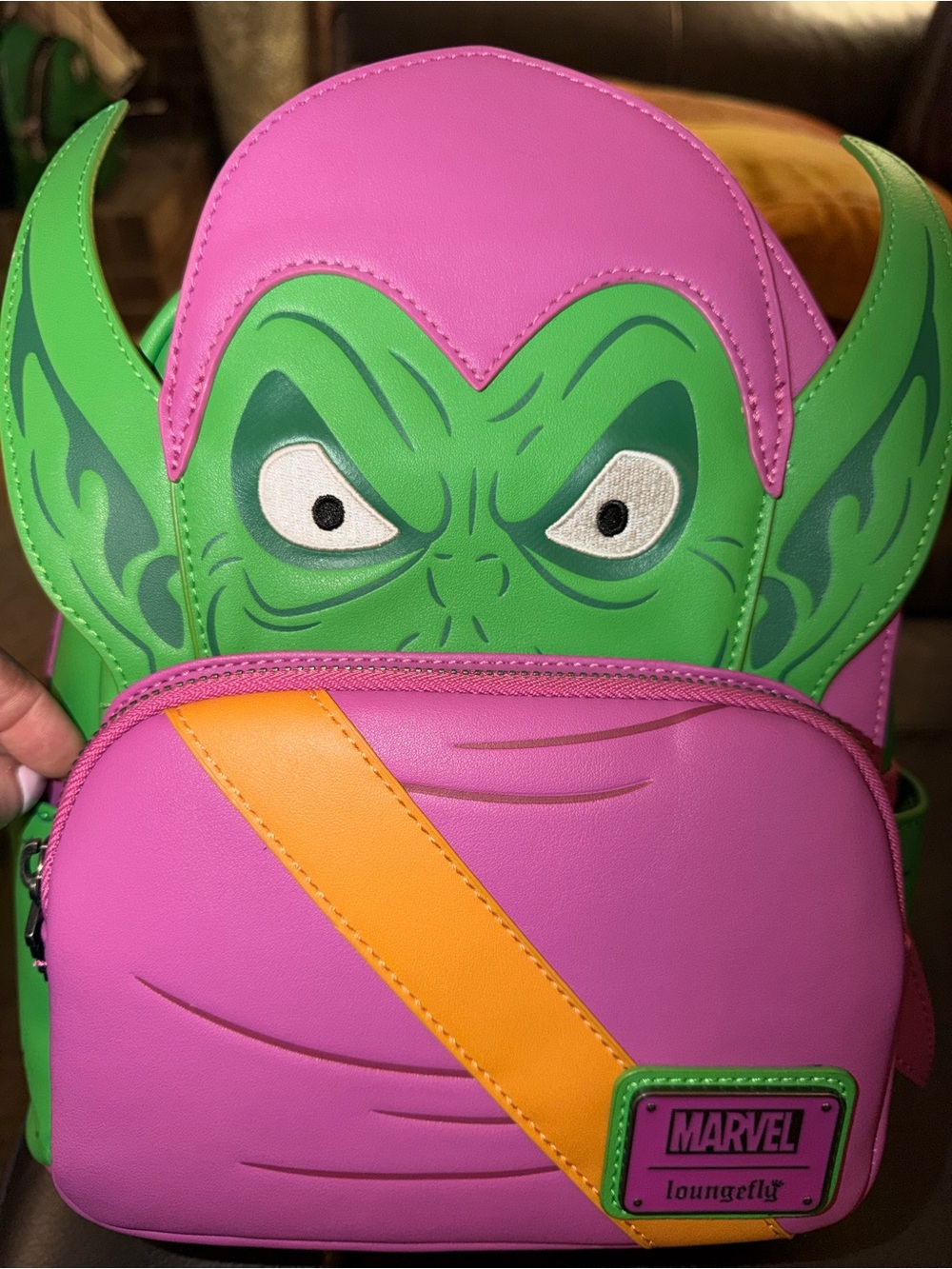 Brand NWT Marvel Green Goblin Loungefly backpack